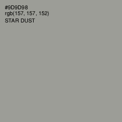 #9D9D98 - Star Dust Color Image